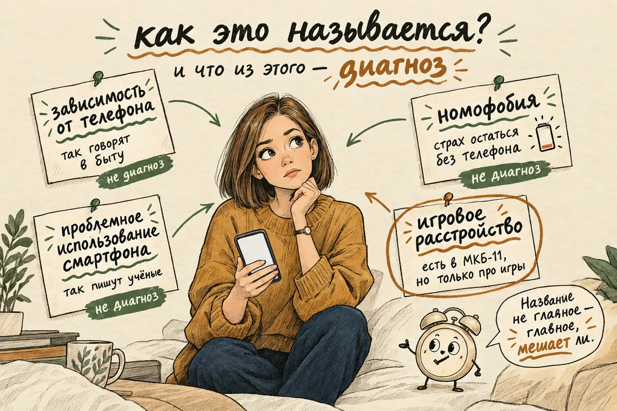 Как называется зависимость от телефона: номофобия, проблемное использование смартфона, игровое расстройство — что из этого диагноз